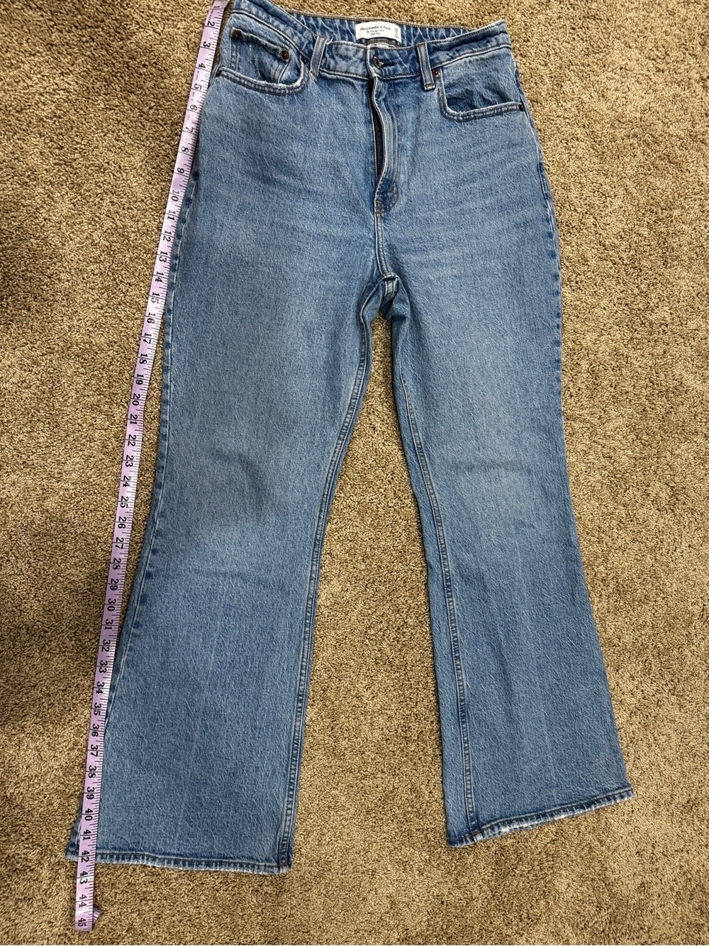 Abercrombie & Fitch Light Blue Bootcut Jeans